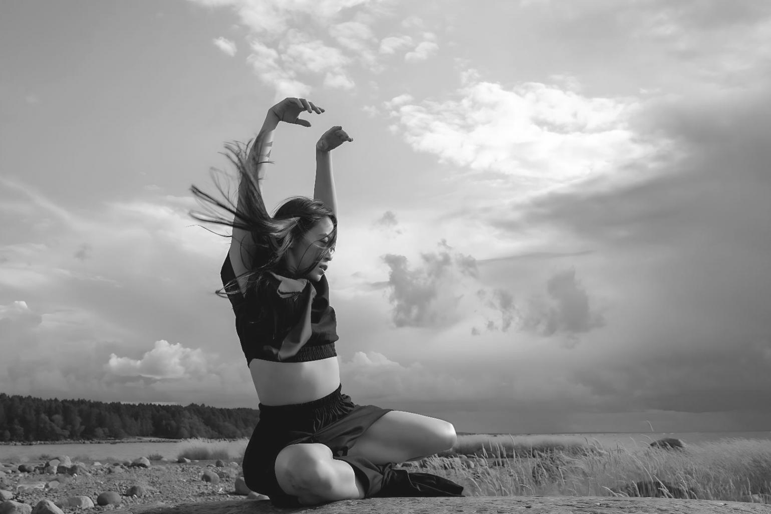 Sessione di allenamento hip-hop in studio